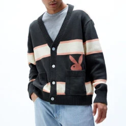 Men's Peek-A-Boo Cardigan
