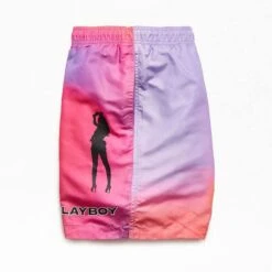 Playboy By PacSun Rainbow 17" Swim Trunks -Fashion Clothing Store 0150250500032NEW 02 054