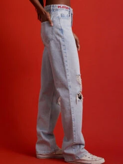 Women's Cloud Nine Boyfriend Denim Pants -Fashion Clothing Store 0860454210150NEW 01 349