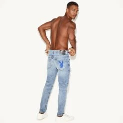 The Skinny Jean Light Wash Destroy