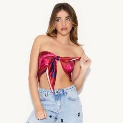 Bunny Every Way Scarf Pink -Fashion Clothing Store 20 542357 6918855753825 BUNNY EVERY WAY SCARF PINK ETC 2704