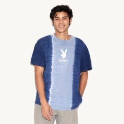 Playboy Logo Vertical Tie-Dye Tee 10 Playboy Logo Vertical Tie-Dye Tee -Fashion Clothing Store 496644 4827691843681 PLAYBOY LOGO VERTICAL TIEDYE TEE BLUE 6931 f37694b1 6f9b 408e 901e 82b96f8dba2c