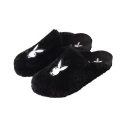 Women's Fuzzy Slides