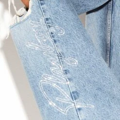 The Low Rise Skater Jean Ripped Light Wash -Fashion Clothing Store 52 14864 Acopy