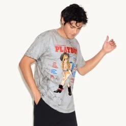 Tokyo Club Cowgirl T-Shirt Tie-Dye Grey -Fashion Clothing Store 536584 6855089324129 GIDDY UP TOKYO CLUB MIA MALKHOVA COVER TSHIRT TIEDYE GREY 6193 WEBSIZE