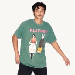 June 1959 PLAYBOY Cover Tee -Fashion Clothing Store 536609 6855089979489 SCOOT TOKYO CLUB JUNE 1959 COVER TSHIRT SAGE 5822 WEBSIZE 4aee655b a874 4c53 8635 5d782e1a41cf