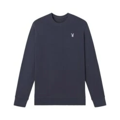 Bunny Basics Crewneck, Navy Blue