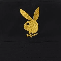 Playboy X Lids Year Of The Rabbit Bucket Hat -Fashion Clothing Store 6894269759585 540351 YOTR REVERSIBLE BUCKET HAT BLACK 3