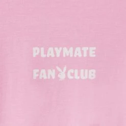 Playmate Of The Year Tank - Pink / White Print -Fashion Clothing Store 6927218180193 MENS PLAYMATE OF THE YEAR TANK PINK 03