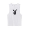 Rabbit Head Muscle Tank -Fashion Clothing Store 6927219818593 MENS MOTO TANK WHITE 02