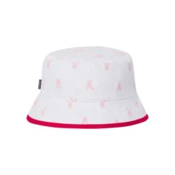 Rainbow Lining Rabbit Head Bucket Hat