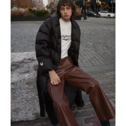 Crocodile Leather Flare Pant