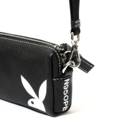 Leather Pouchette -Fashion Clothing Store BIgBunny Dop mini Black 003