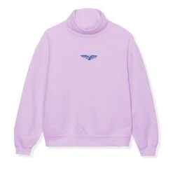 Aviation Wings High Neck Sweatshirt -Fashion Clothing Store BIgBunny High Neck Mauve 001 w1 07b2ecb3 4840 428a afa8 7eeaec3f0fa9