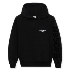 Aviation Wings N950PB Hoodie -Fashion Clothing Store BIgBunny Hoodie Black 001