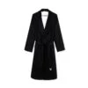 Belted Long Wool Robe Coat -Fashion Clothing Store BIgBunny Robe Coat Black 001 5af2ec14 a802 4ea3 b8e8 ddb448d16d90