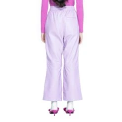 Leather Flare Pants -Fashion Clothing Store BIgBunny Track Flare Mauve 004