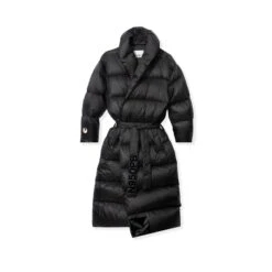 Belted Long Puffer Jacket