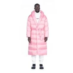 Belted Long Puffer Jacket -Fashion Clothing Store BigBunny Puff Robe Pink 003 833d49b9 72ad 412d b7a9 dd7d4b3174c9