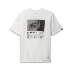 Playboy X Alpha Industries World Tour T-Shirt -Fashion Clothing Store CTP51500C1 PLAYBOY WORLD TOUR TEE WHITE FRONT 485 e675bd8c c117 4d6a b9d8 fff1303234c4