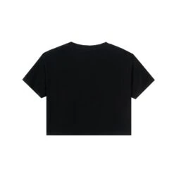 Playboy X Color Bars Spiral Women's Cropped T-Shirt -Fashion Clothing Store Color Bars Spiral Wmns Crop Tee Black 03 5630d3b6 5409 45bd a61c cc75797c0b85