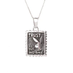 Trust No One Necklace -Fashion Clothing Store IMG 2085 Edit