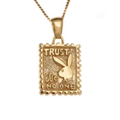 Trust No One Necklace -Fashion Clothing Store IMG 2214 Edit