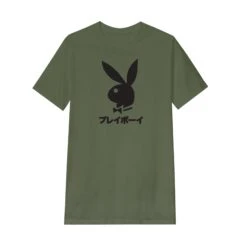 Japanese Rabbit Head T-Shirt -Fashion Clothing Store JAPRH OLIVETEE