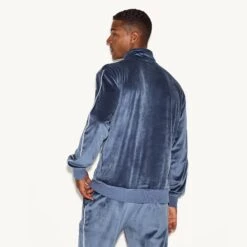 Men's Velour Pant, Navy -Fashion Clothing Store M29 536473 536479 VELOUR MATCHBACK JACKET PANT NAVY 73303 5415e855 7b21 48eb b6bf 057a6423b619