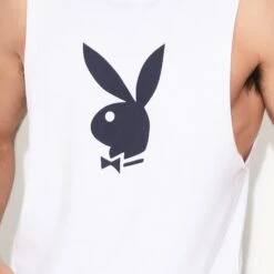 Rabbit Head Muscle Tank -Fashion Clothing Store M5 542823 6927219818593 RABBIT HEAD TANK WHITE 0677