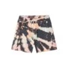 Women's Tie-Dye Grunge Sweatshort -Fashion Clothing Store PB BF ShortMulti Reverse Tie Dye 01