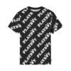 Men's Repeating Masthead T-Shirt -Fashion Clothing Store PB MENS REPEATING MASTHEAD TSHIRT BLACK F