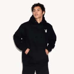 Jan 1989 Cover Hoodie -Fashion Clothing Store PBD M14 J1989CC BLK MD 4853178695777 JAN 1989 COVER HOODIE BLACK 6461