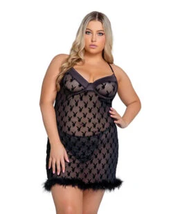 PLAYBOY BUNNY NOIR CHEMISE -Fashion Clothing Store PBLI105Q 600x 56bbde70 b2a2 4a9b be95 ec9024d3082b