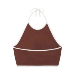 Playboy X FILA Sandra Halter Top -Fashion Clothing Store PB FIL sandra halter top brown 002 cabf310b a36c 4444 aeb1 725ad8da064a