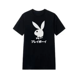 Japanese Rabbit Head T-Shirt -Fashion Clothing Store PB JAP BLK TEE
