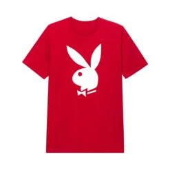 Classic Rabbit Head T-Shirt -Fashion Clothing Store PB LOGO RED