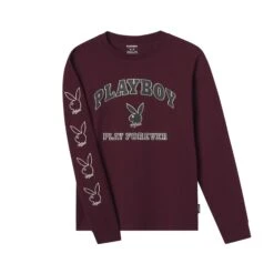 Men’s Play Forever Long Sleeve T-Shirt -Fashion Clothing Store PB MENS PLAY FOREVER LONG SLEEVE SHIRT BURUNDY 001 769dfed8 8d06 4cab a822 37bbf7f39603