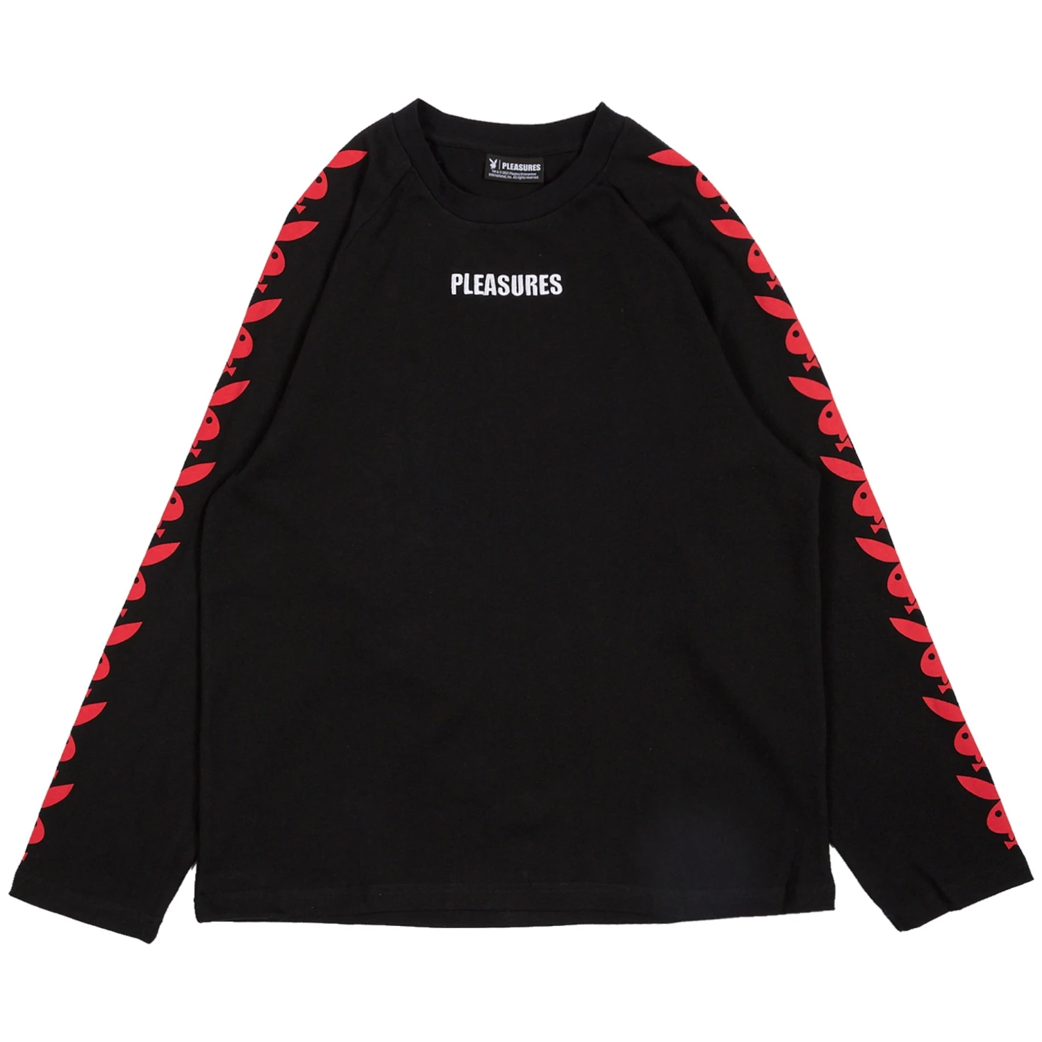 Playboy X Pleasures Rabbit Head Raglan Long Sleeve 8 Playboy X Pleasures Rabbit Head Raglan Long Sleeve - Image 6