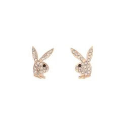 Rabbit Head Pave Stud Earrings -Fashion Clothing Store PB RABBIT HEAD PACE STUD EARRINGS GOLD V2 f07a486d a7dd 44c0 9063 3948f3e89e65