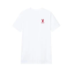 Rabbit Head Logo T-Shirt -Fashion Clothing Store PB RHD WHT FRONT