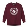 Women's Campus Varsity Crewneck -Fashion Clothing Store PB WOMENS CAMPUS VARSITY CREWNECK MAROON 001