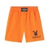 Women's Orange Sweat Shorts