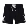Men's Double Bunny Sweat Shorts 2 Men's Double Bunny Sweat Shorts -Fashion Clothing Store PLAYBOY MENSDOUBLEBUNNYSWEATSHORT BLACK FRONT2 a441907e f24b 43e3 9870 96c25653bda6
