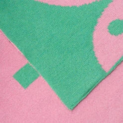 Women's Knit Logo Scarf -Fashion Clothing Store PLAYBOY MG LOGO SCARF GREEN 03