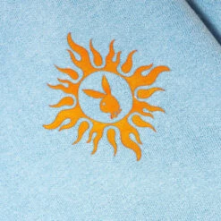 Women's Playboy Forever Hoodie -Fashion Clothing Store PLAYBOY PACSUN BLUE COLD SHOULDER SWEATSHIRT ORANGE DETAIL 03 64985d0d cd7c 45aa 9e9d 6d3410b29c93