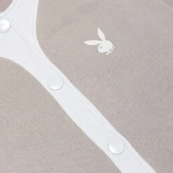 Women's Bunny Bomber Jacket -Fashion Clothing Store PLAYBOY PACSUN BROWN WHITE BUTTON UP JACKET 03