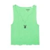 Women's DIY Tank Top -Fashion Clothing Store PLAYBOY PACSUN GREEN TANK 01 9493db83 ad94 413b ad2e 6b007714cced