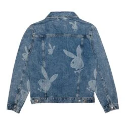 Fashion Clothing Store -Fashion Clothing Store PLAYBOY PACSUN JEAN JACKET BUNNY PRINT 02