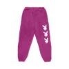 Women's Bunny Leg Sherpa Sweatpant -Fashion Clothing Store PLAYBOY PBPATCHSHERPAPANTDEEPORCHID 01